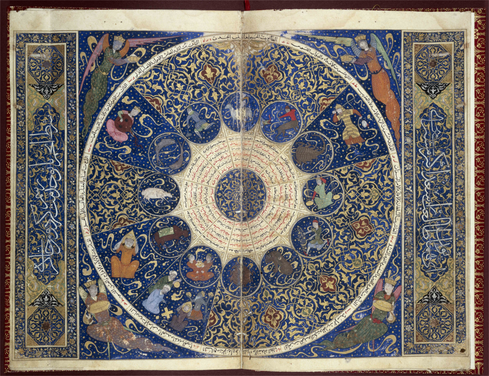 The Horoscope of Iskandar, from the Nativity Book of Iskandar Sultan ibn ‘Umar Shaykh. Shiraz, Iran, 1411. © Wellcome Library, London
